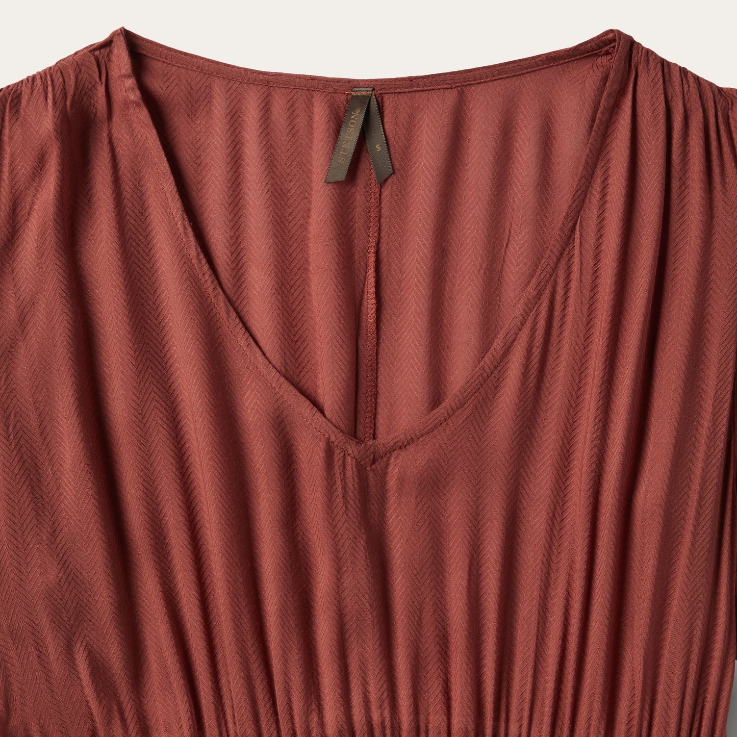 Cinnamon Herringbone Dress Women