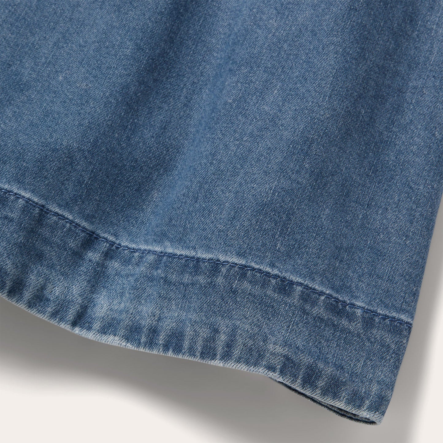 Denim Button Front Shirt Dress Women