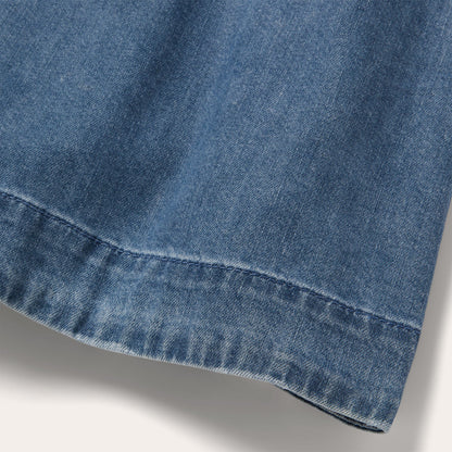 Denim Button Front Shirt Dress Women