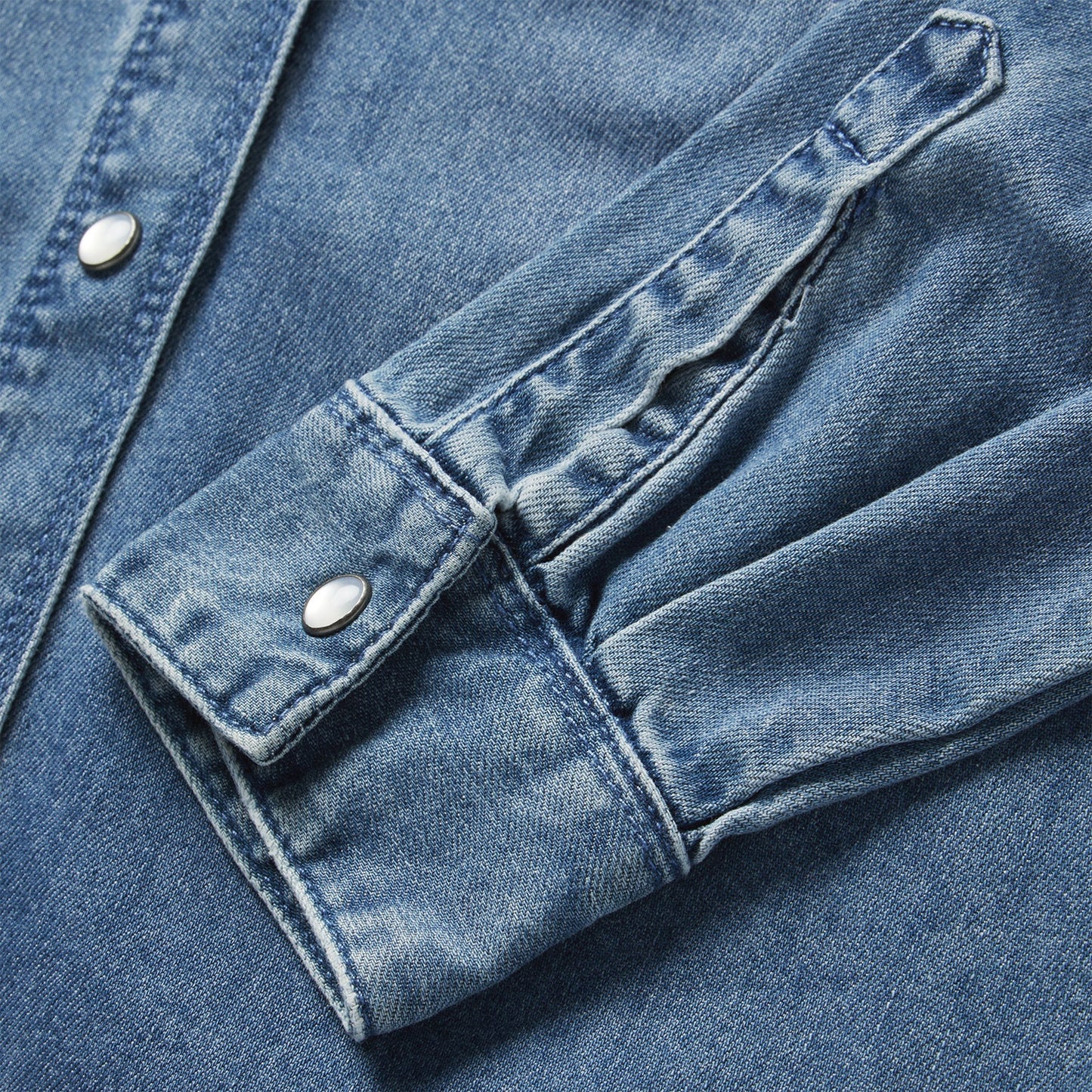 Denim Button Front Shirt Dress Women
