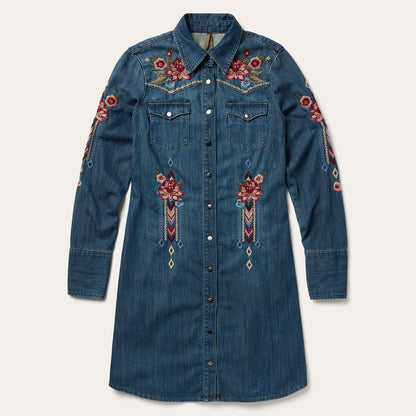 Lavish Denim Shirt Dress Women