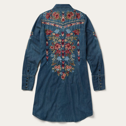 Lavish Denim Shirt Dress Women