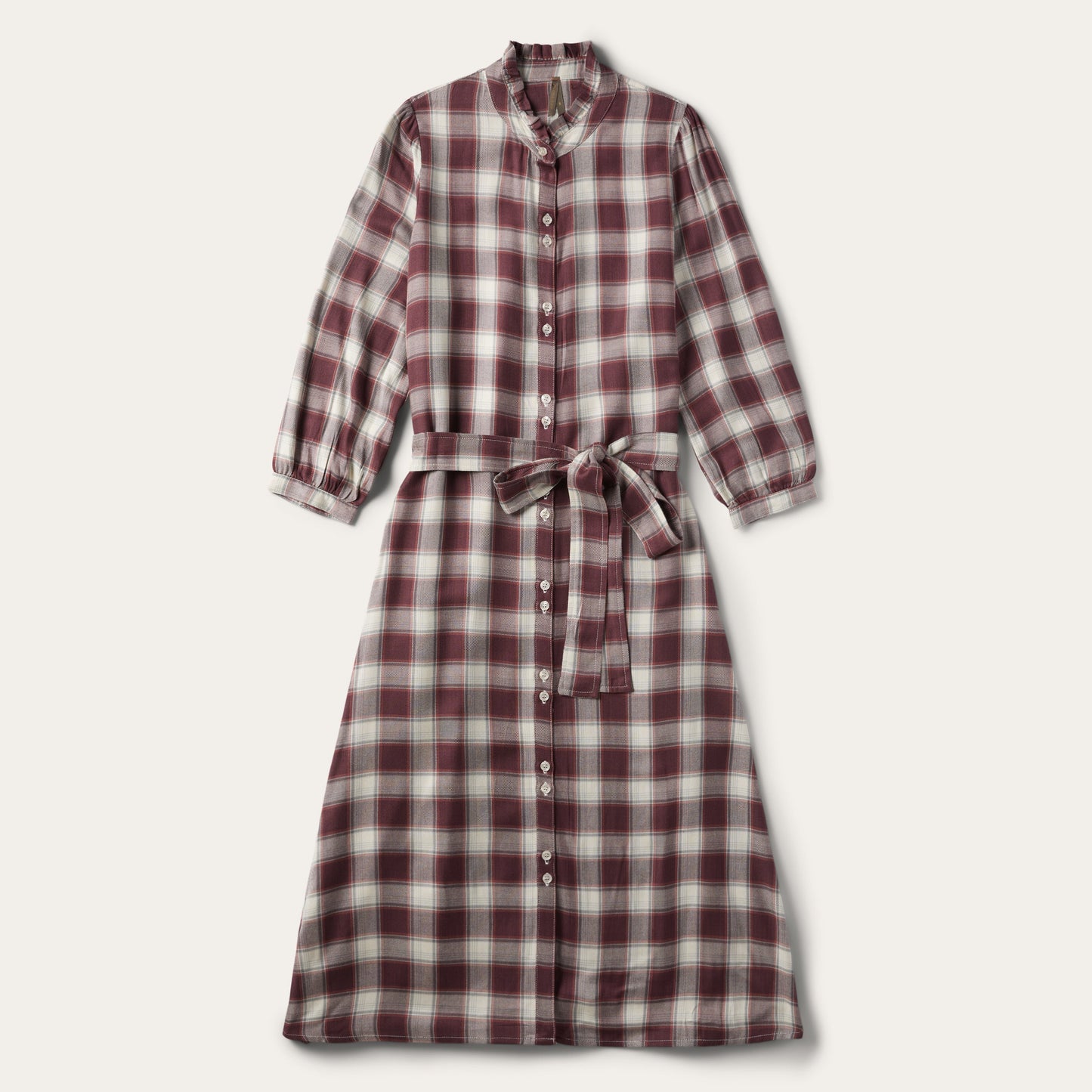 Gaucho Plaid Prairie Shirt Dress Women