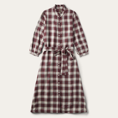 Gaucho Plaid Prairie Shirt Dress Women