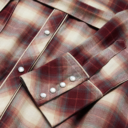 Black Cherry Plaid Shirt Dress Women