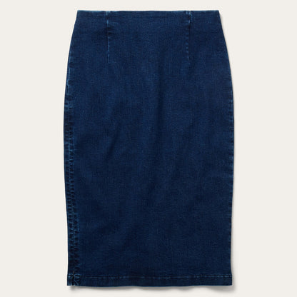 Stretch Denim Pencil Skirt Women
