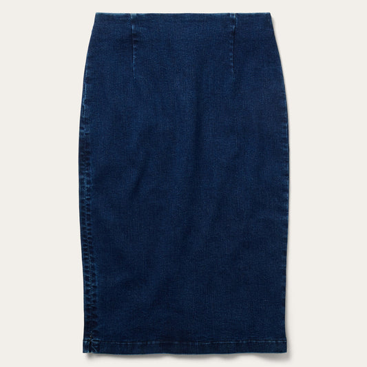 Stretch Denim Pencil Skirt Women