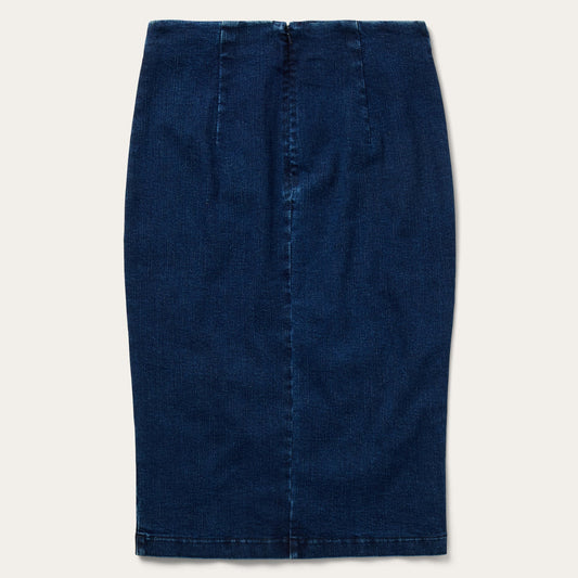 Stretch Denim Pencil Skirt Women