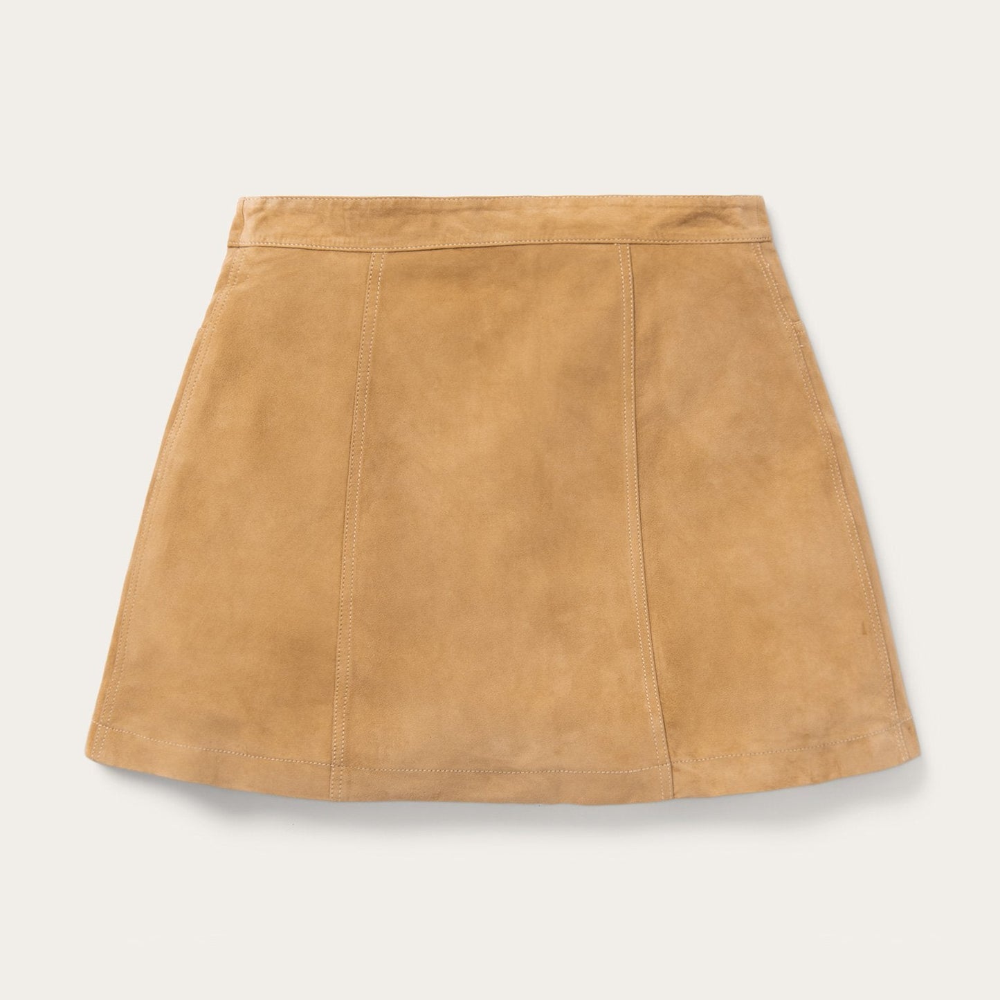 Lamb Suede Gored Skirt Women