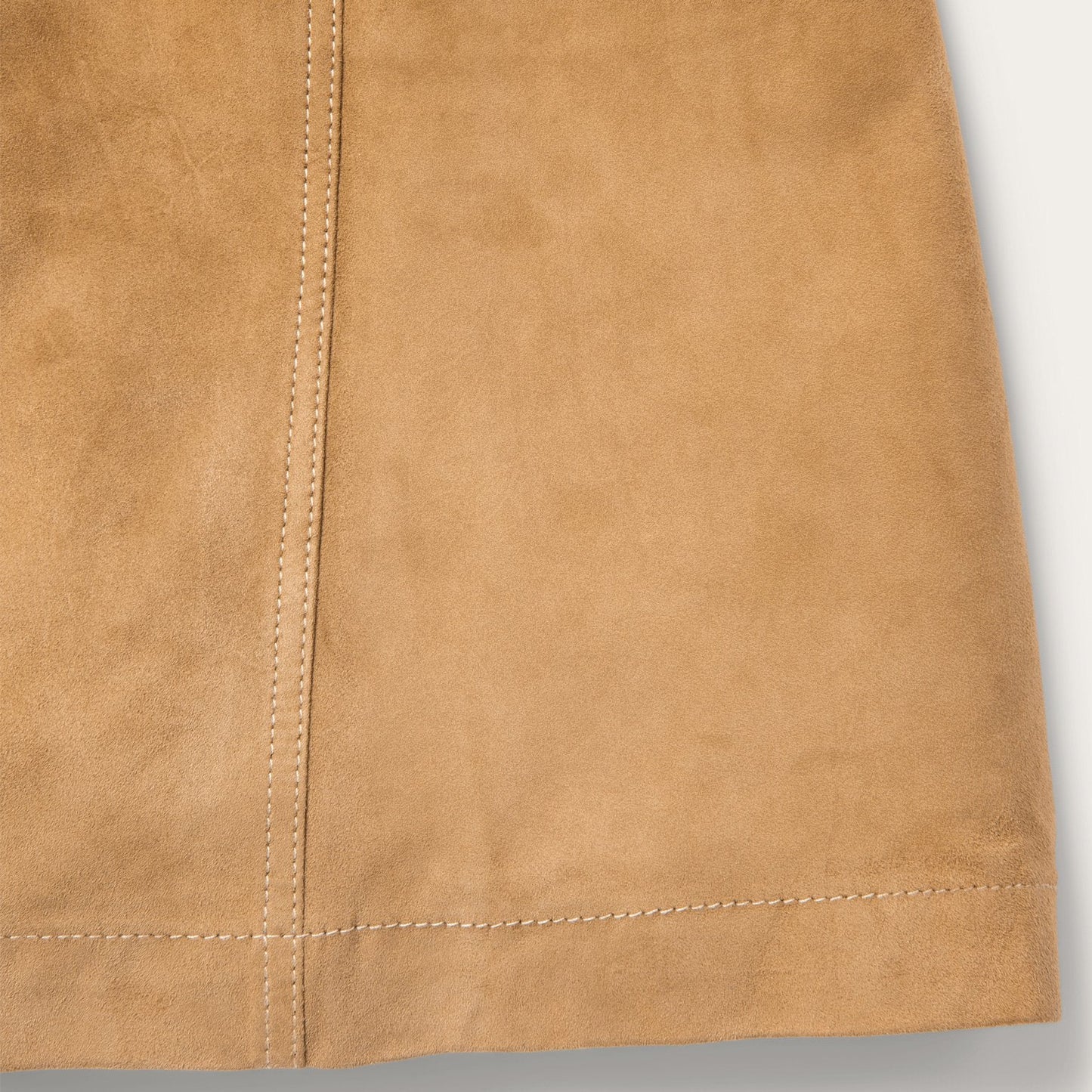 Lamb Suede Gored Skirt Women