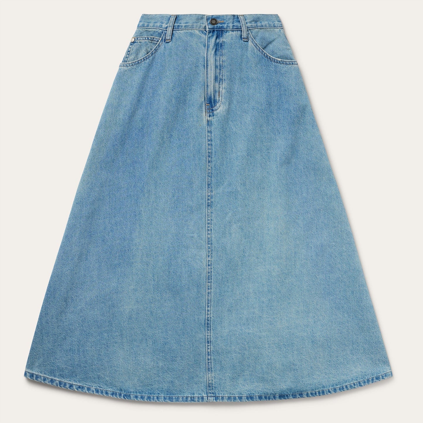 Light Wash Denim Skirt Women