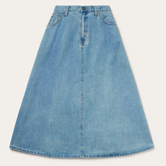 Light Wash Denim Skirt Women