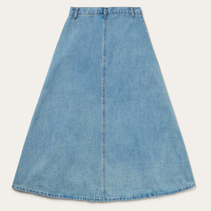 Light Wash Denim Skirt Women