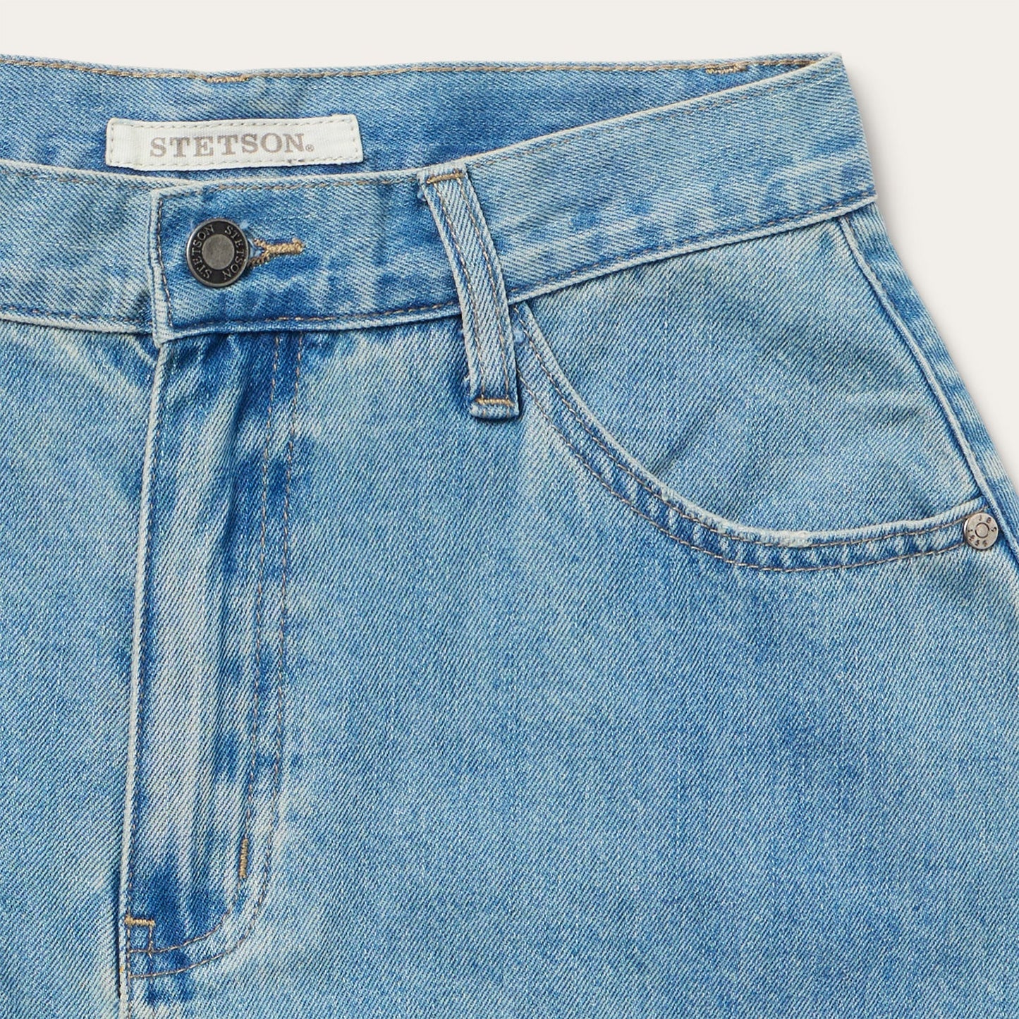 Light Wash Denim Skirt Women