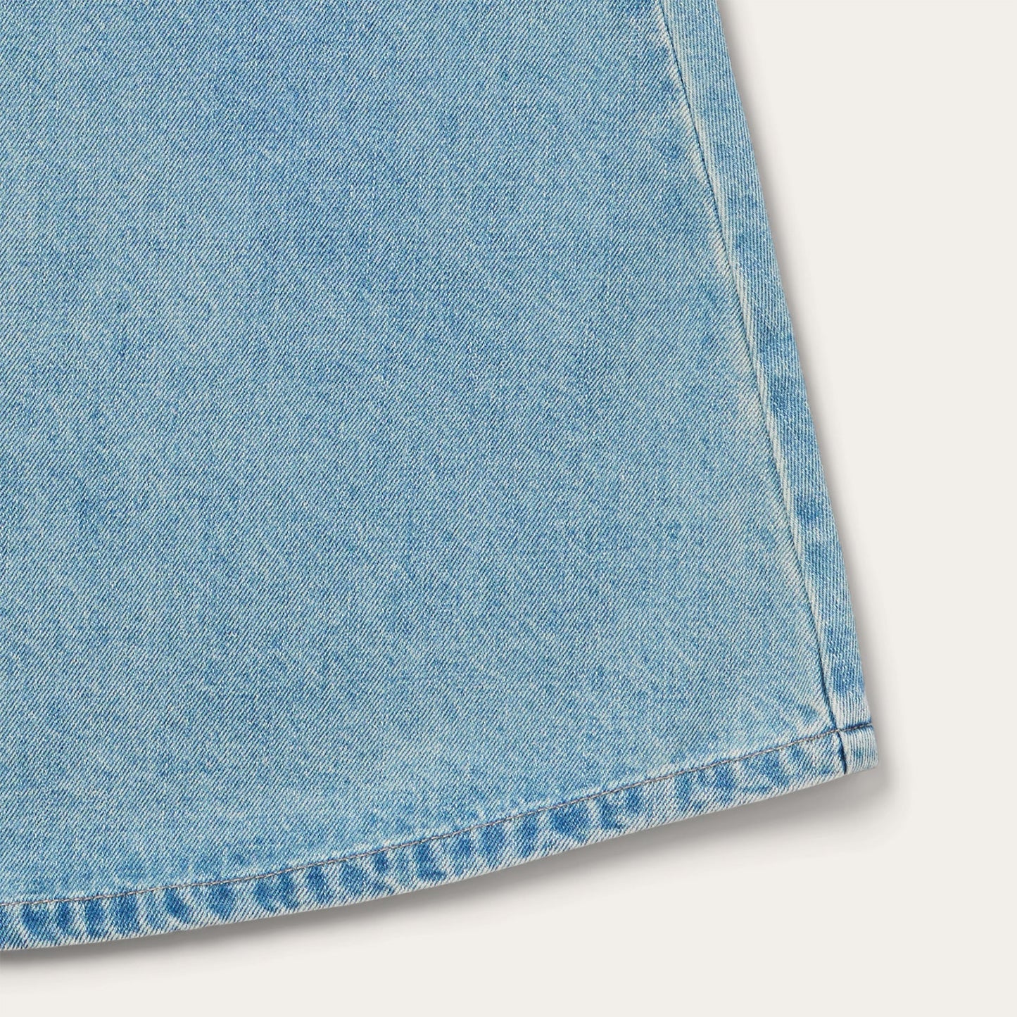 Light Wash Denim Skirt Women
