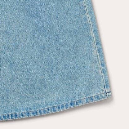 Light Wash Denim Skirt Women