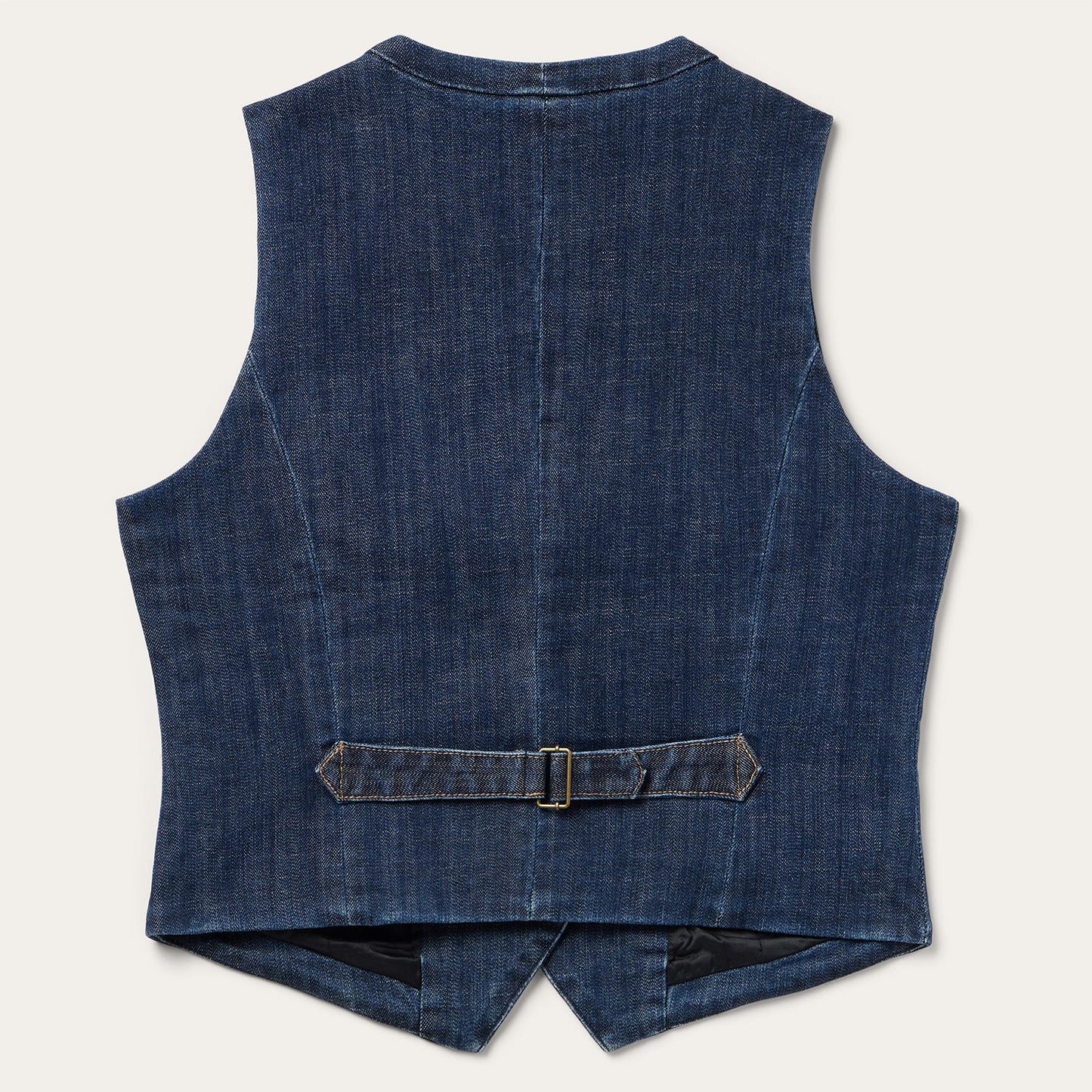 Dark Wash Stretch Denim Vest Women