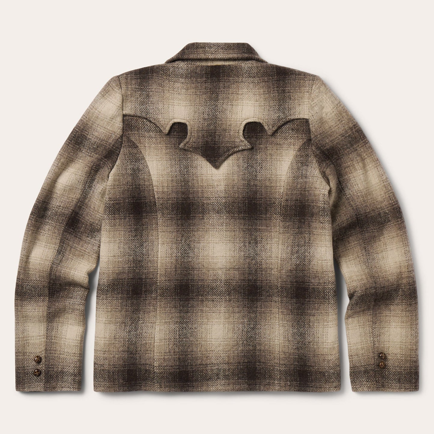 Wool Plaid Western Blazer Women