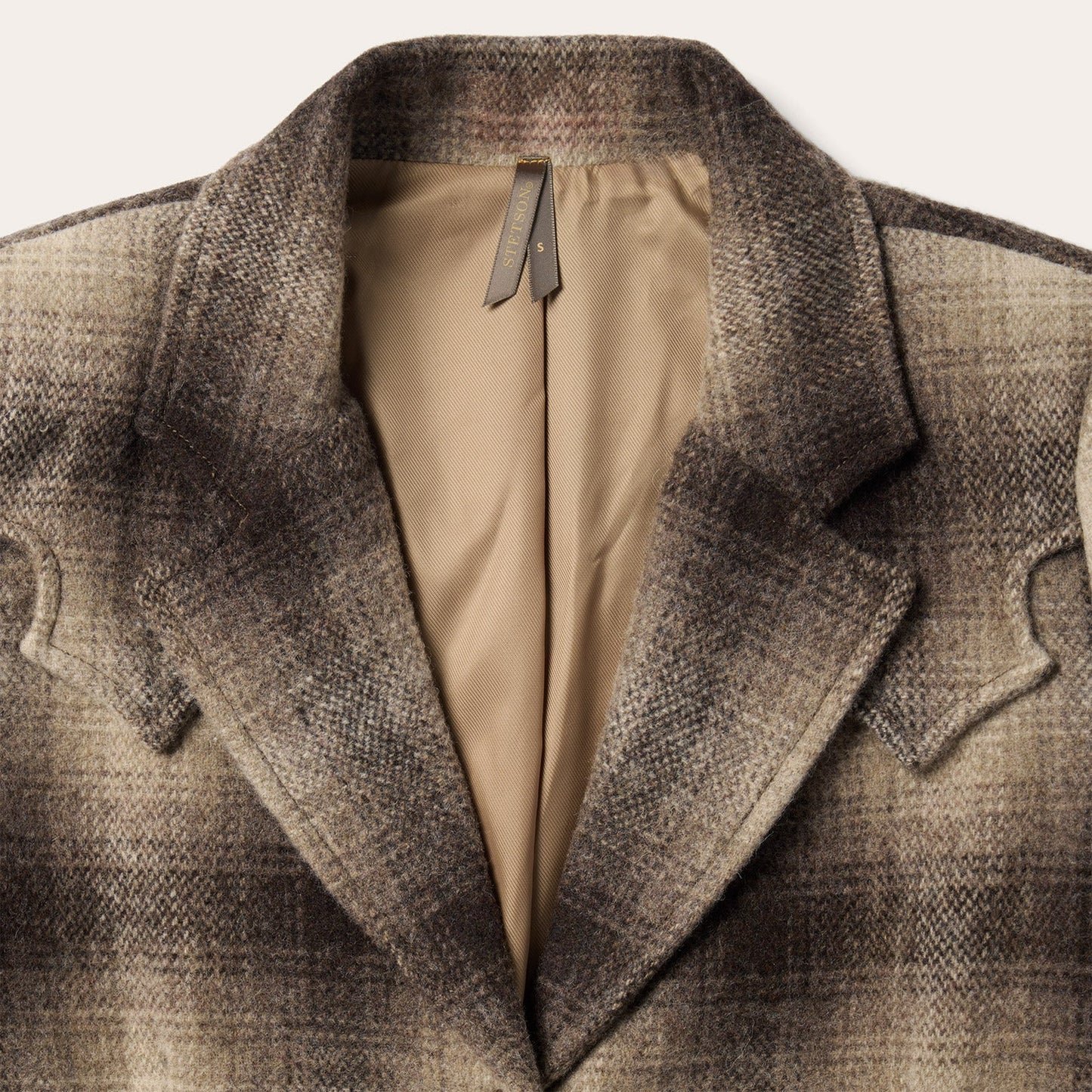 Wool Plaid Western Blazer Women