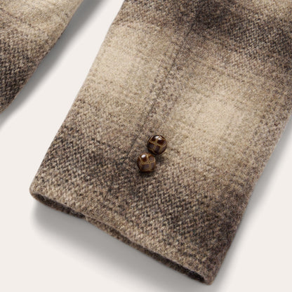 Wool Plaid Western Blazer Women