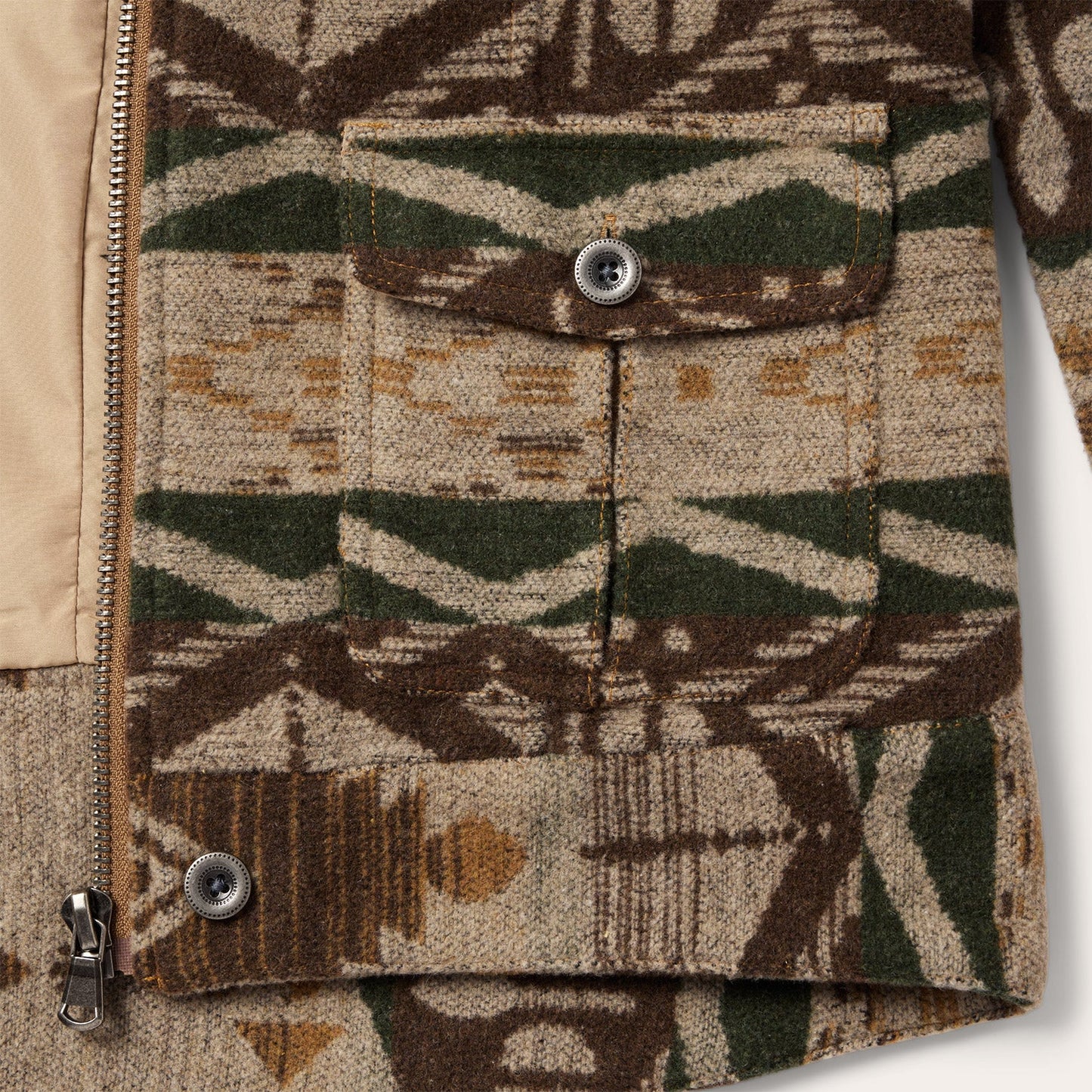 Southwestern Flannel Jacket Women