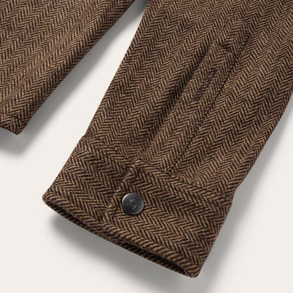 Herringbone Shirt Jacket Mens
