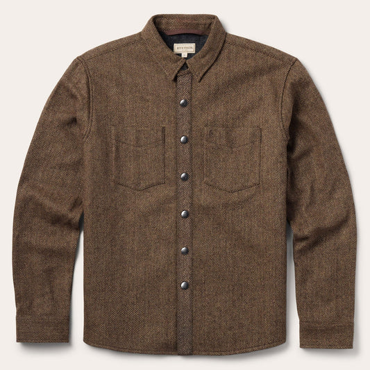 Herringbone Shirt Jacket Mens