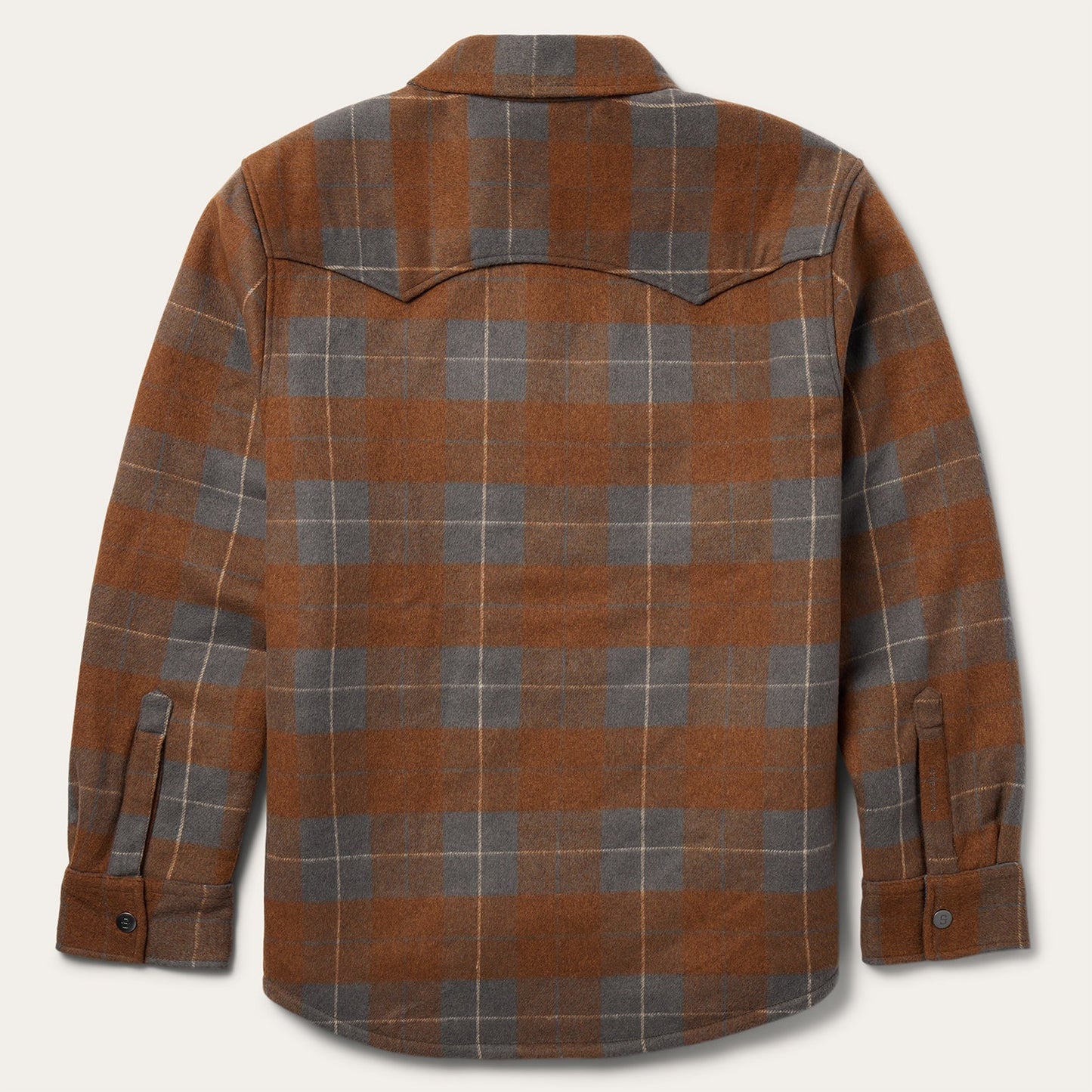 Plaid Western Shirt Jacket Mens