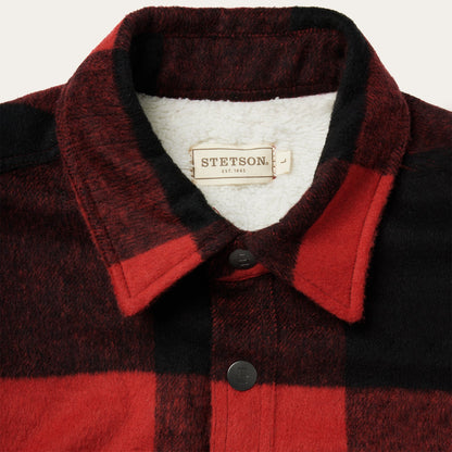 Buffalo Plaid Western Coat Mens