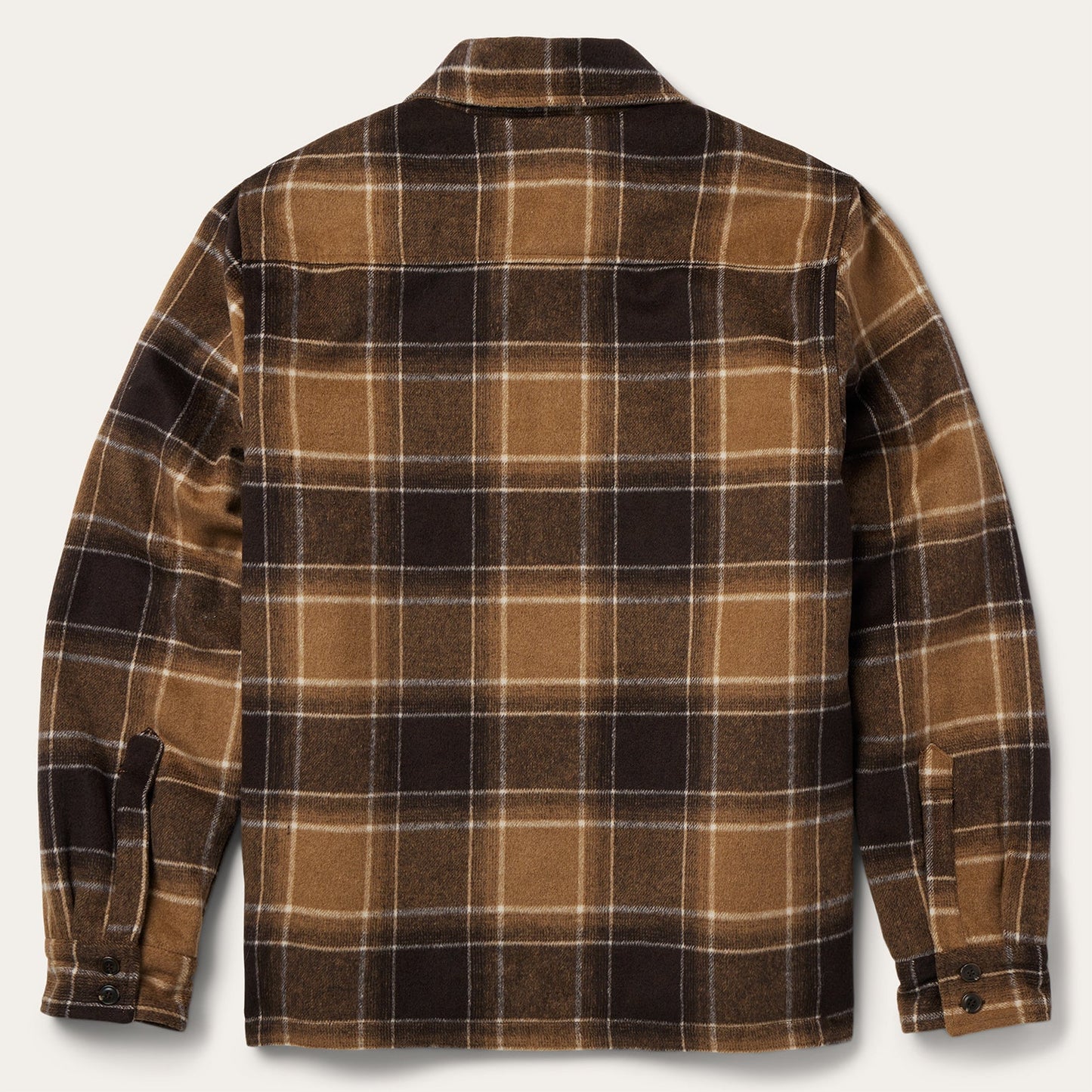 Brown Plaid Western Coat Men