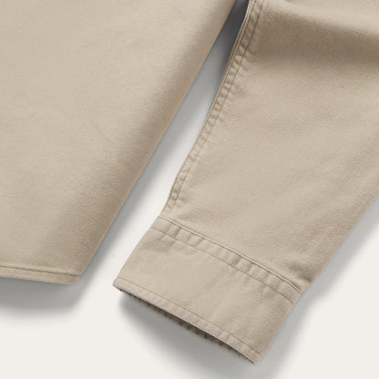 Brushed Twill Lined Shirt Jacket Men
