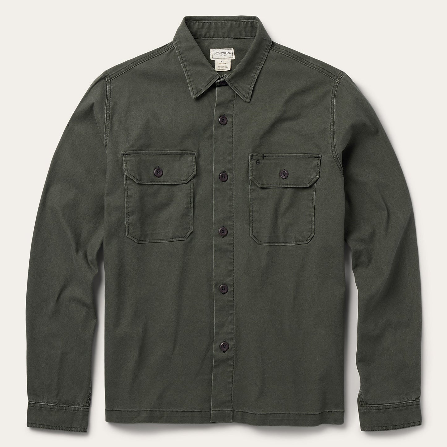 Stretch Canvas Jac Shirt Mens