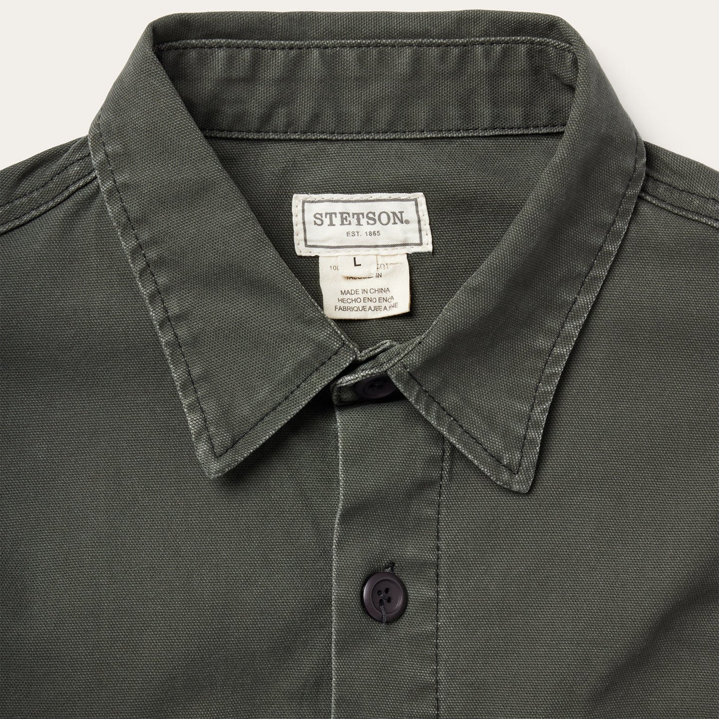 Stretch Canvas Jac Shirt Mens