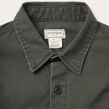 Stretch Canvas Jac Shirt Mens