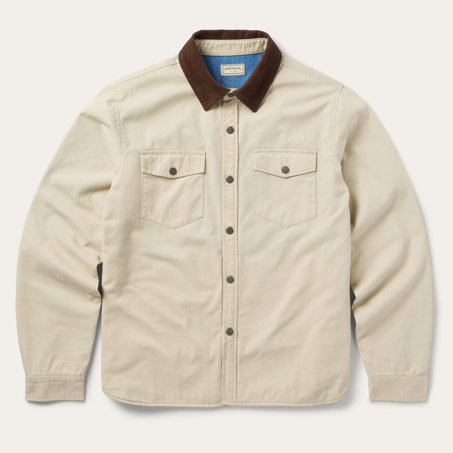 Corduroy Collar Shirt Jacket Mens