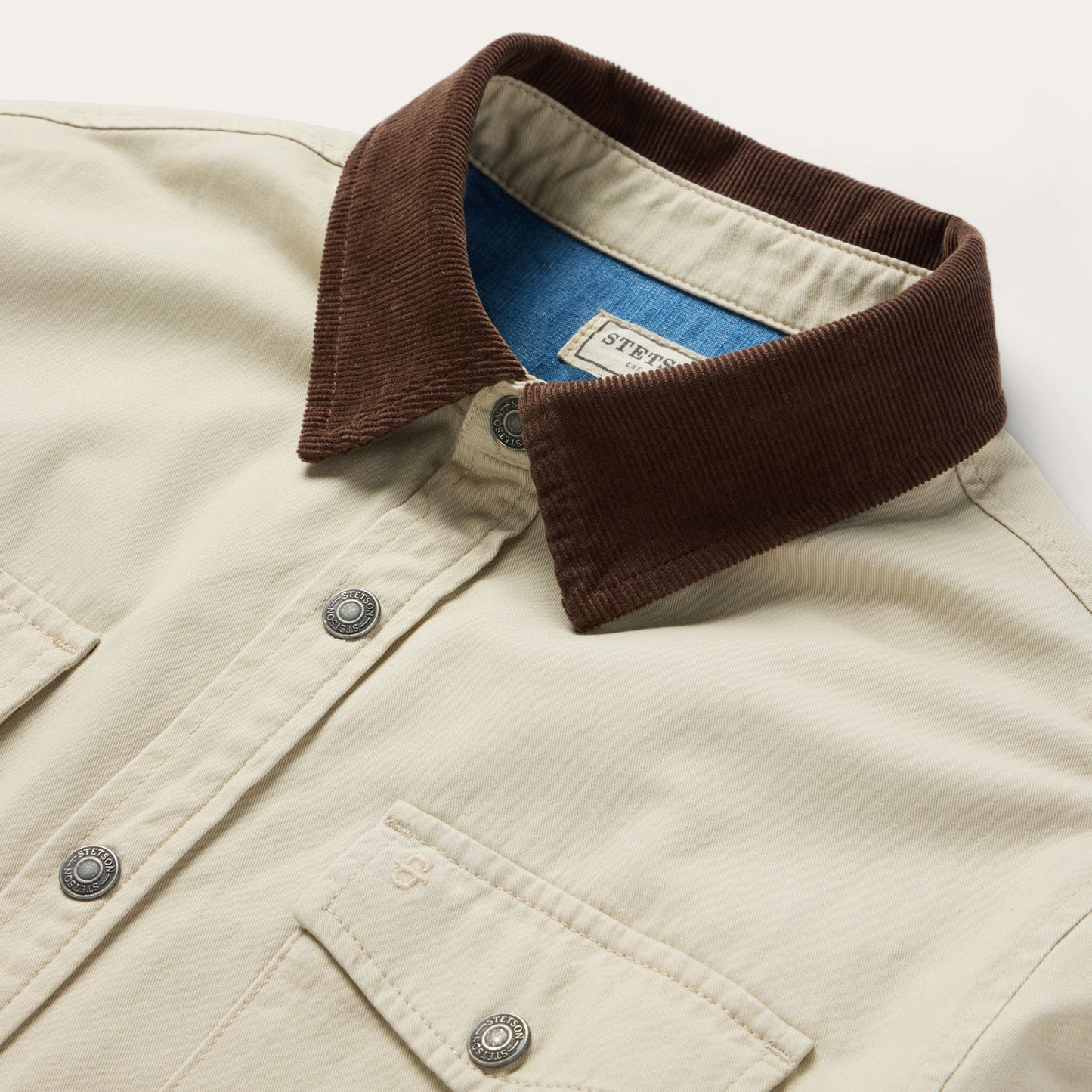 Corduroy Collar Shirt Jacket Mens