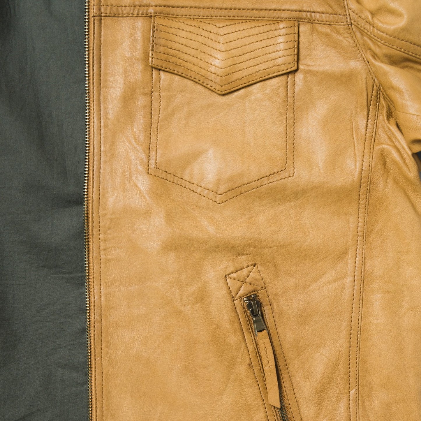 Butter Soft Distressed Leather Jacket Mens