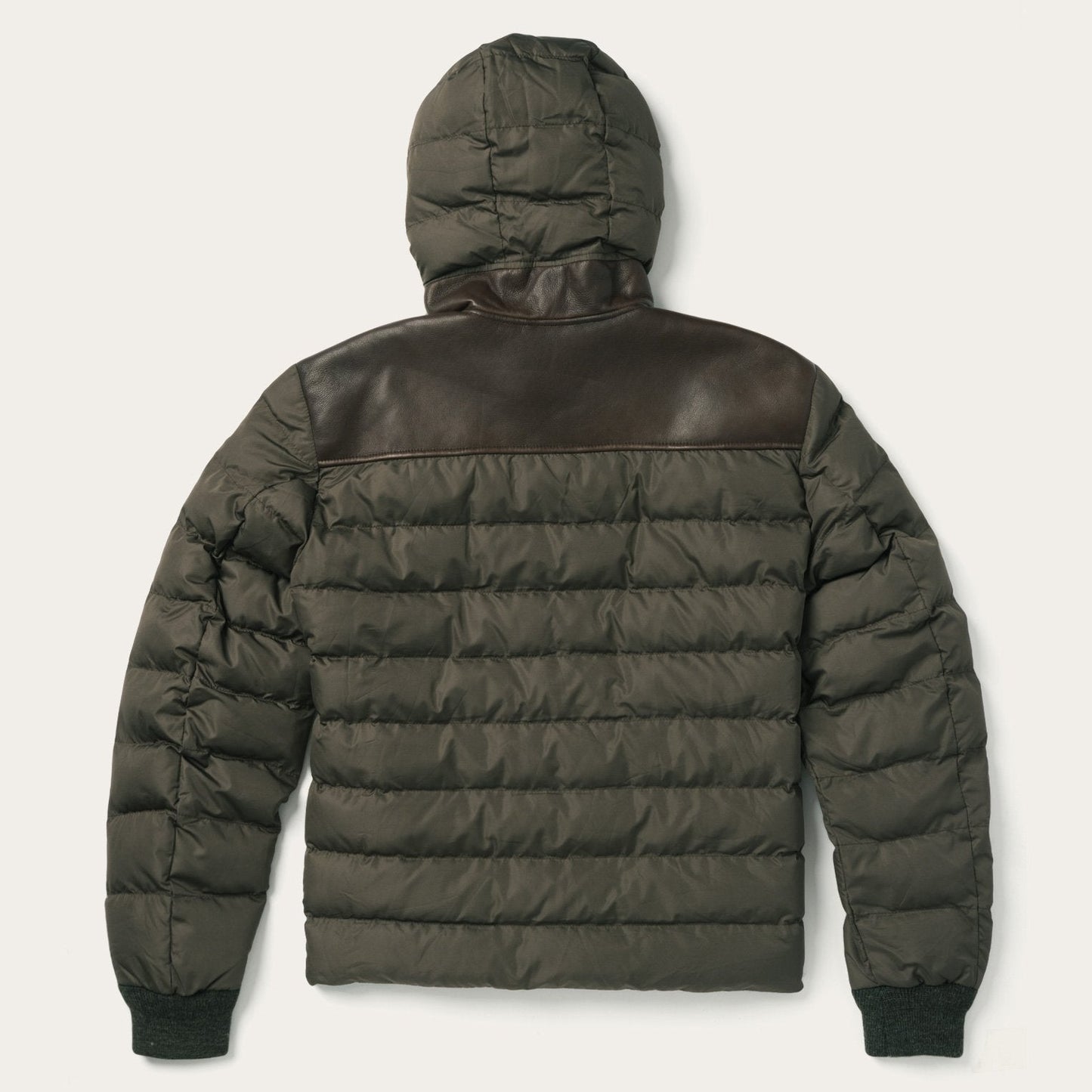 Hooded Suede Jacket Mens