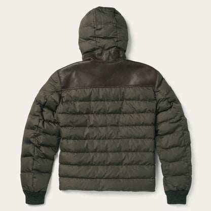 Hooded Suede Jacket Mens