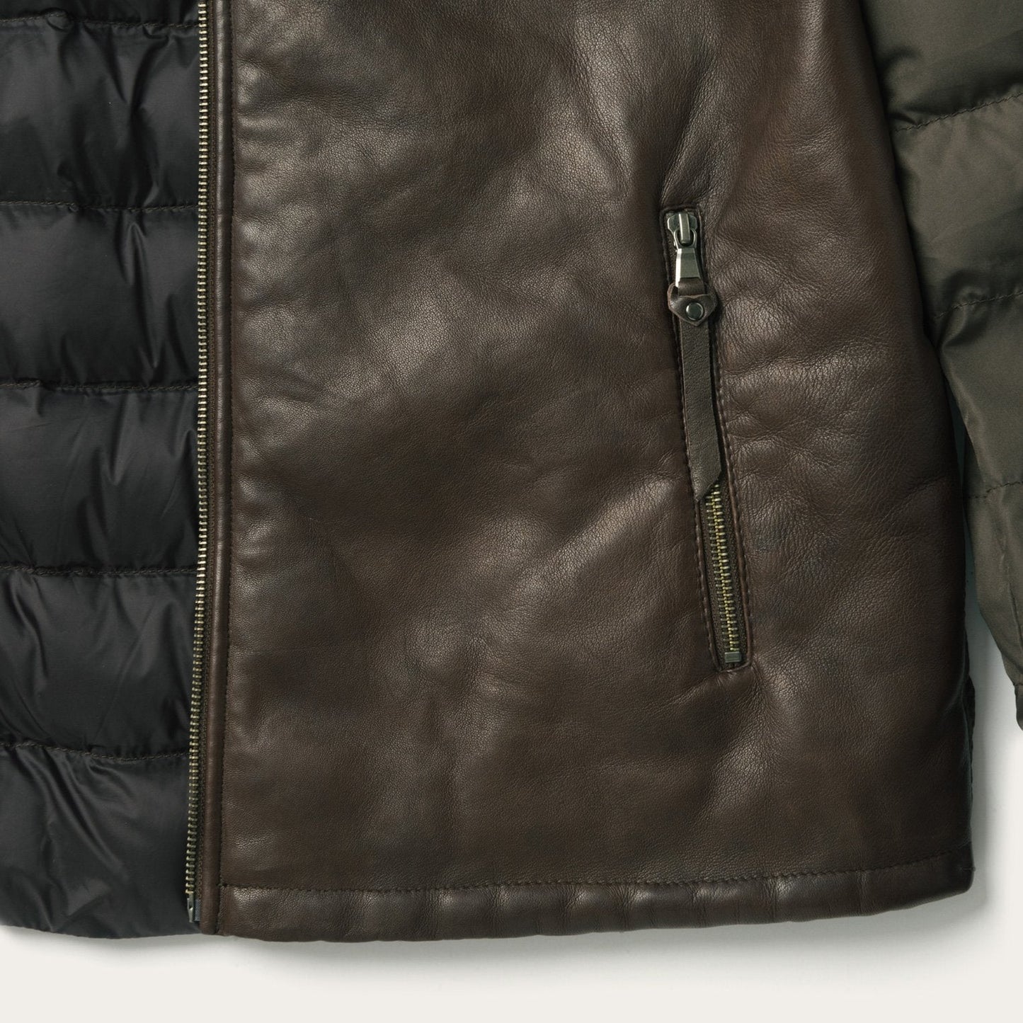 Hooded Suede Jacket Mens