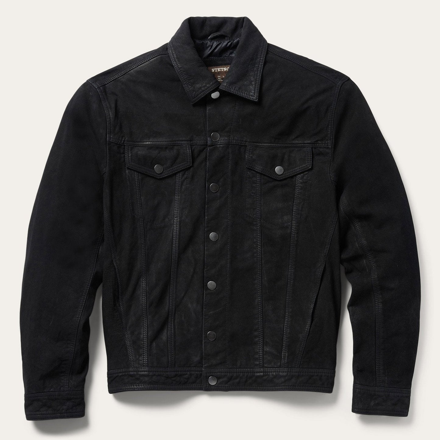 Leather Jean Jacket Mens