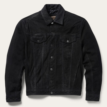 Leather Jean Jacket Mens