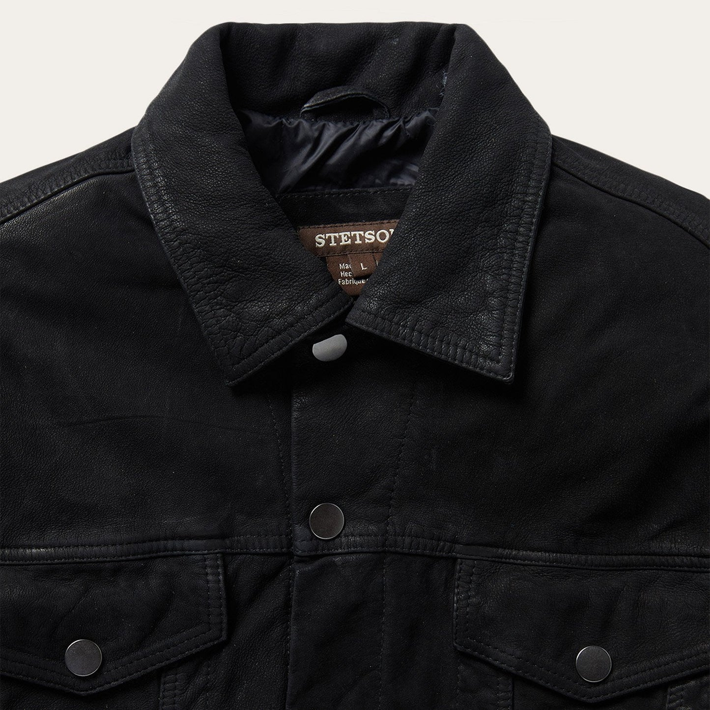 Leather Jean Jacket Mens
