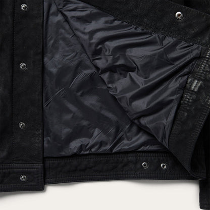 Leather Jean Jacket Mens