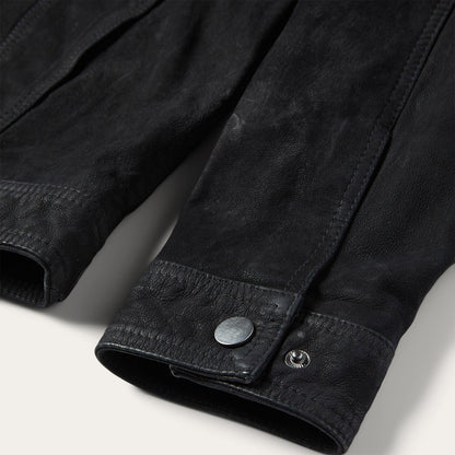 Leather Jean Jacket Mens