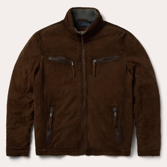 Suede Moto Jacket Mens