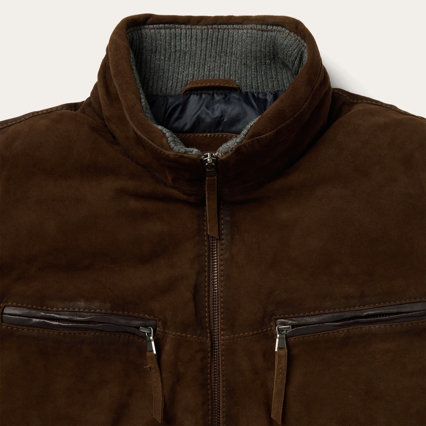 Suede Moto Jacket Mens
