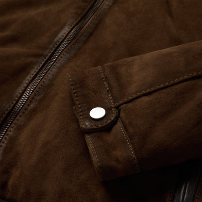 Suede Moto Jacket Mens