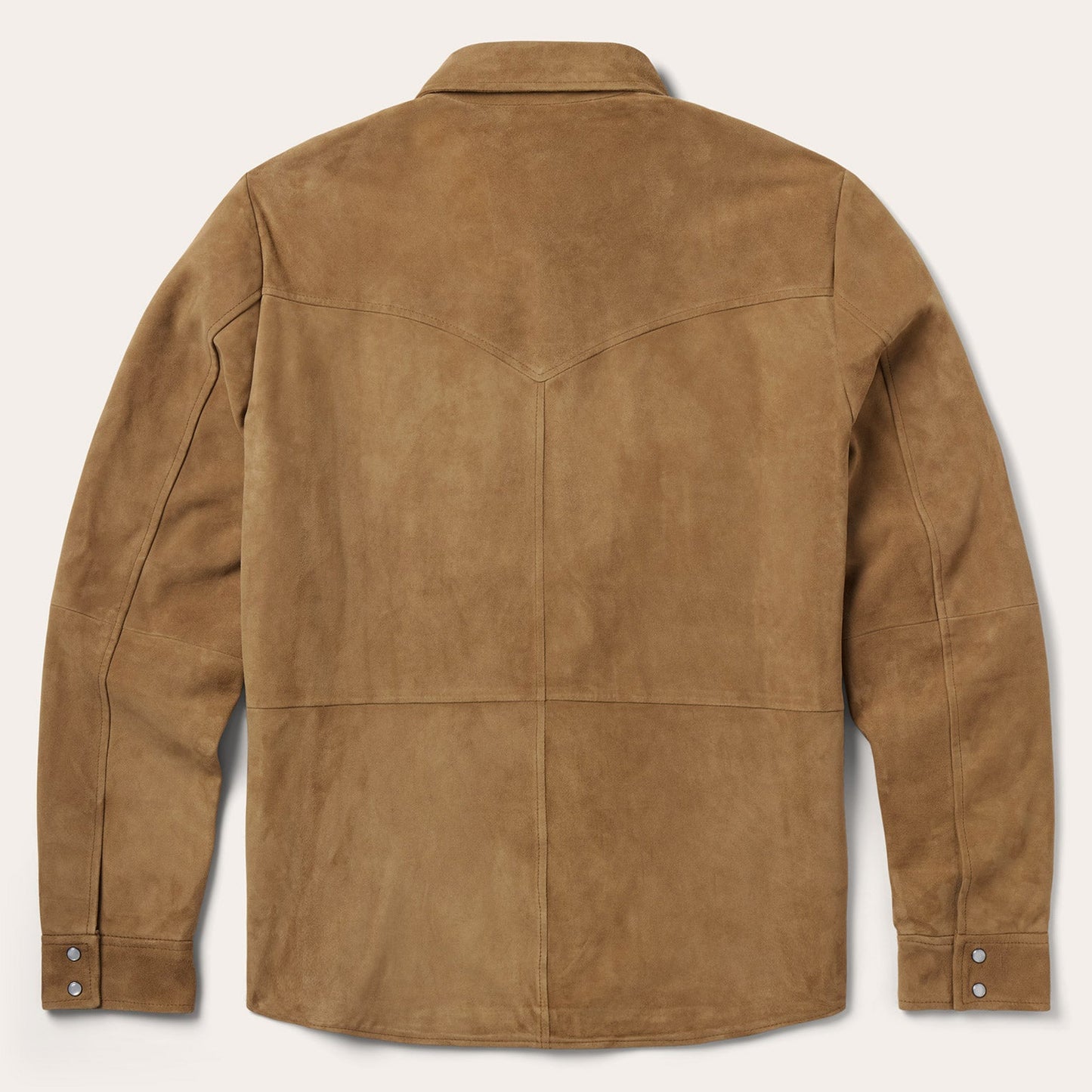 Suede Leather Shirt Jacket Mens