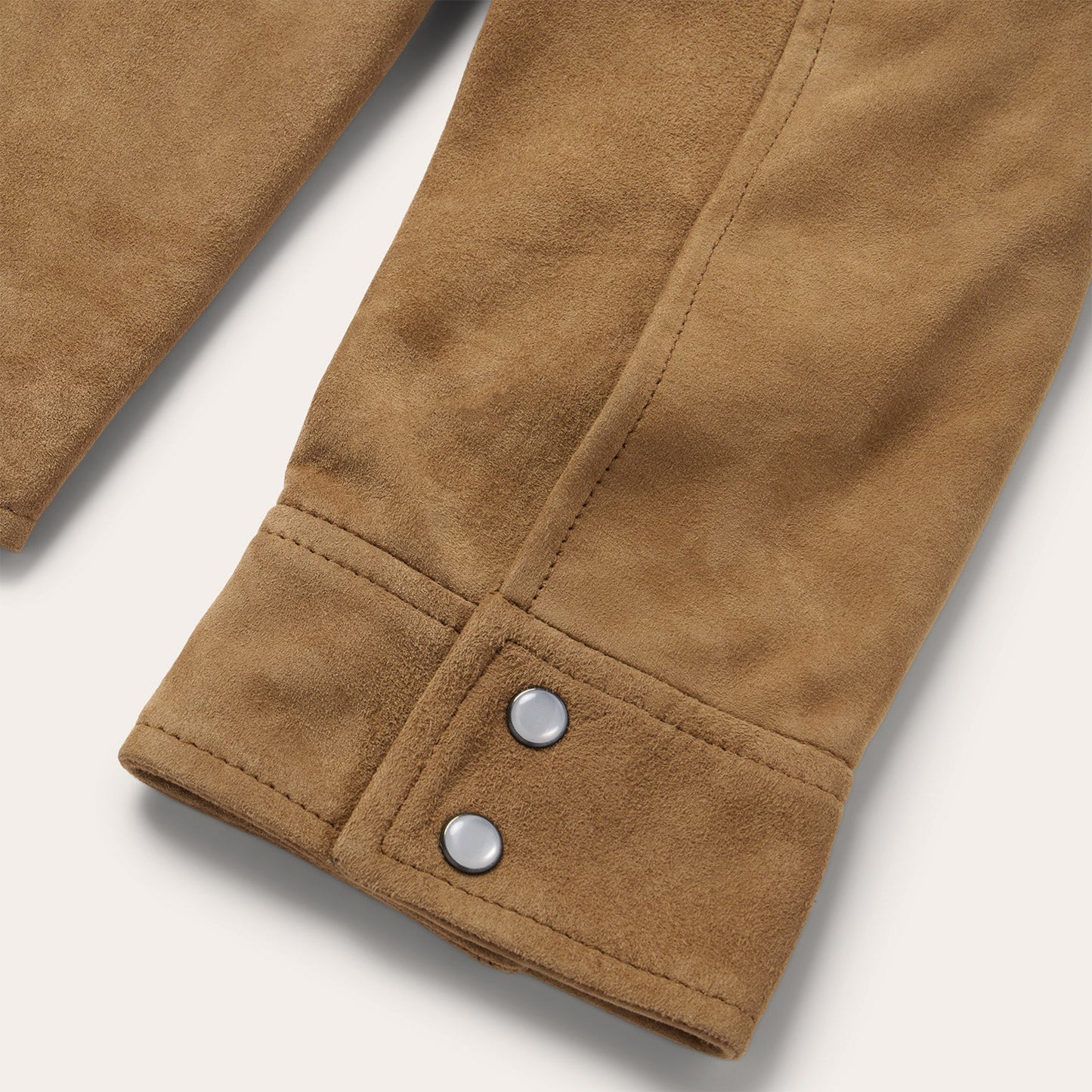 Suede Leather Shirt Jacket Mens